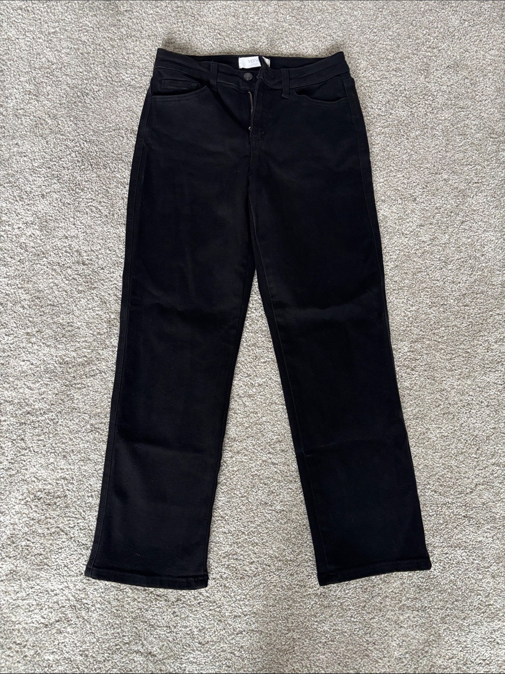 Black Straight-Leg Women’s Jeans